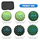 12 Stück Magnetische Fidget Toys,Magnetkugeln Stressball Silikon Sensorik Spielzeug,Magnetische Kugeln,Anti-Stress Fidget Toys für Angst,Sensory Toy (Grün)