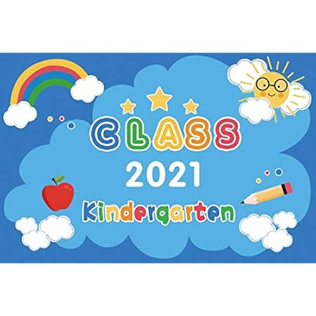 Amazon Com Baocicco 5x4ft Graduation Backdrop Class Of 21 Kindergarten Graduation Season Blue Cartoon Background Rainbow Sun Clouds School Graduation Kids Children Celebration Photography Booth Camera Photo
