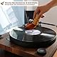 Monosaudio LP Reinigungsbürste Vinyl Schallplatte Reiniger, antistatische weiche Schallplatte Reinigungsbürste, Vinyl Staubentferner, Vinyl LP Reinigung Plattenspieler CD Album Cartridge Reiniger