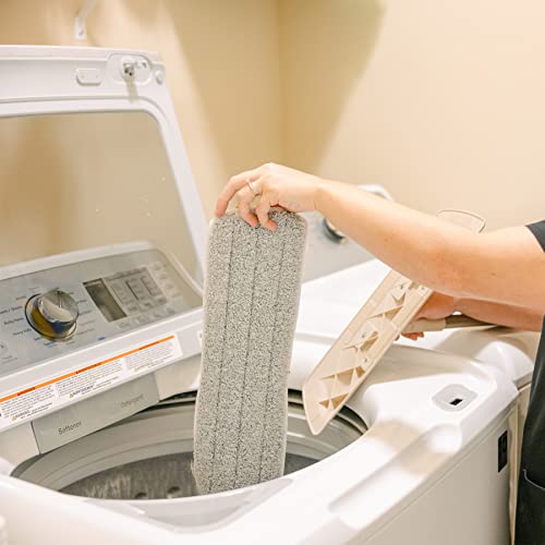 Eyliden Mop For Floor Cleaning With 2Pcs Microfiber Machine Washable And Easy To Remove Mops Pads - 360° Rotating Head, Cleaning Scraper, Telescopic Handle Flat Mop For Hardwood Laminate Tile Floors #TOP2