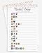 Bridal Shower Emoji Picture Game (50-sheets)