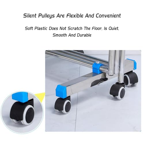 Paravent médical bleu pliable à 3 panneaux compact et mobile pour espace de soin - 6