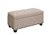 Convenience Concepts 7th Avenue Storage Ottoman, Tan