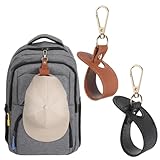 Dimensions et composants : ce clip pour chapeau mesure environ 17,8 x 4 cm, léger et portable. Deux clips pour chapeau de voyage de différentes couleurs sont inclus dans la livraison, pour correspondre à différentes tenues.