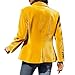 ZWRXW Velvet Blazer Women Casual Business Jacket Solid Shawl Collar 1 Button Work Office Suit Jackets Coats Fashion Elegant