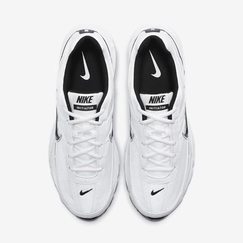 Nike Tênis de corrida masculino Initiator (394055-100, branco/preto), Branco/preto, 46