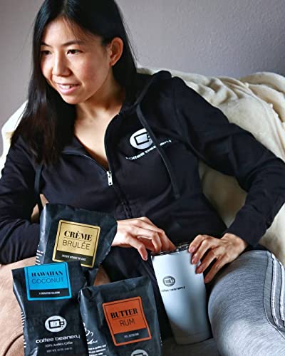 Butter Rum Flavored Coffee, Specialty Arabica Coffee, Medium Roast, 12 Ounce, Whole Bean #TOP2