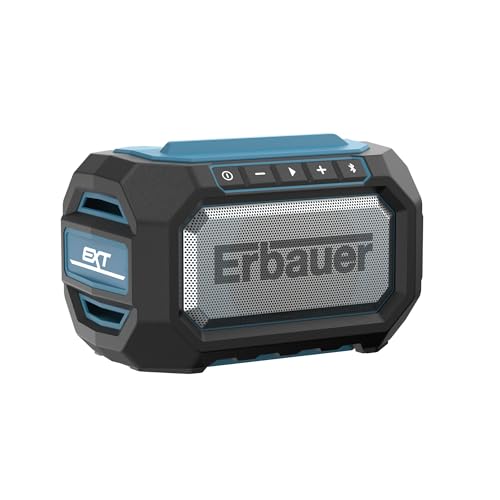 Erbauer ERI1109RDI Enceinte de Chantier sans Fil 18V (sans Batterie)