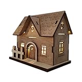 Photo Gallery pawwjoy ornamenti natalizi in legno per cottage illuminati rustici in legno, decorazioni natalizie illuminate a led, 10,5 x 7 x 9,5 cm - stile a Photo Gallery pawwjoy ornamenti natalizi in legno per cottage illuminati rustici in legno, decorazioni natalizie illuminate a led, 10,5 x 7 x 9,5 cm - stile a
