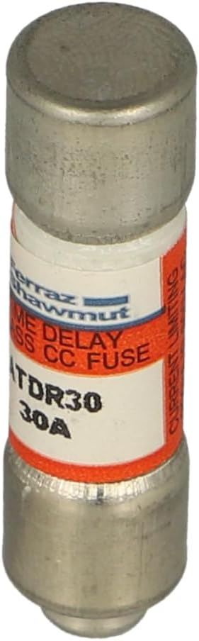 G216758J | ATDR30 | G216758 | MERSEN (FERRAZ) ATDR SERIES FUSE, ONLY UL, NO LONGER CE APPROVED, CLASS CC, 30A, 600VAC