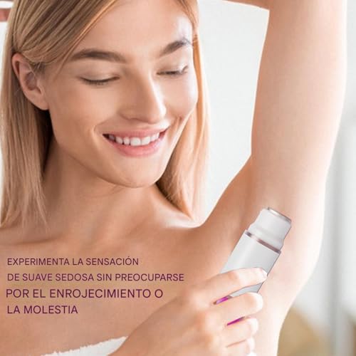 Máquina de afeitar eléctrica corporal y facial portátil con tres cabezales y carga tipo C 2