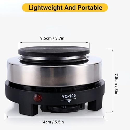 Mini poêle portable 500W pour chauffer rapidement vos plats - 4