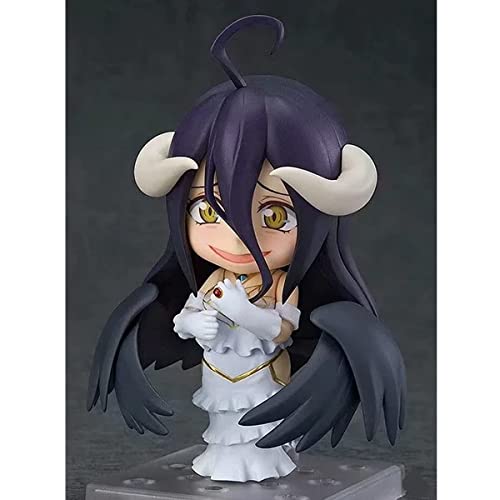 Sonsoke Overlord Albedo Q Version Action Figures Toy Figurine Character Model Toy Statue Figure Gift 4 Inch #TOP5
