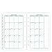 FranklinCovey Compact Original Two Page Monthly Ring-Bound Tabs - Jan 2020 - Dec 2020