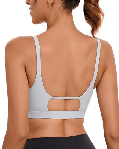Soutien-gorge de yoga avec brassière intégrée et maintien léger pour entraînement
