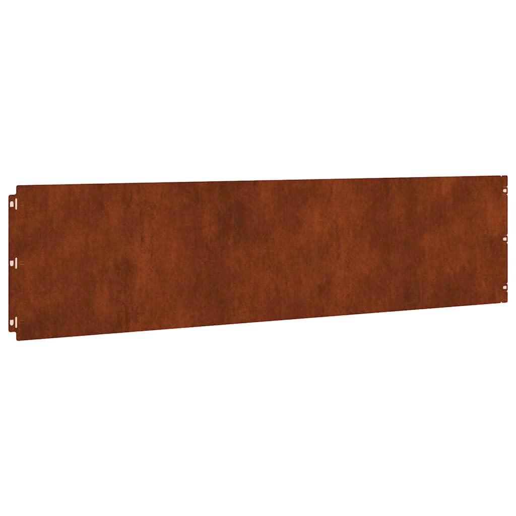 Krawędzie trawnika 20 szt. 25 x 103 cm, elastyczne obramowanie rabatek ze stali odpornej na warunki atmosferyczne, krawędź ogrodowa, krawędź grządek, krawędź koszenia, ogrodzenie, blokada