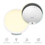 Verilux HappyLight Halo - Cordless LED Light Therapy Lamp with a 360° Magnetic Base & Rechargeable Battery for Portable, UV-Free, Full Spectrum 10,000 LUX Light with Adjustable Brightness and Color - Image 3