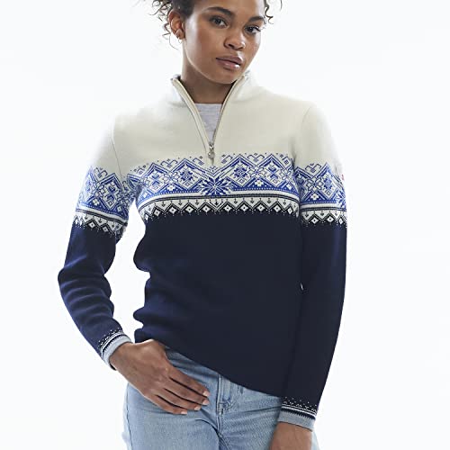 Image of Dale of Norway Moritz Women's Sweater - 100% Merino Wool Sweater for Women - Women's Pullover Sweaters - Ladies Sweater