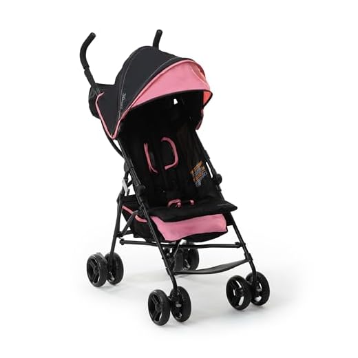 Best lightweight umbrella stroller that reclines Ingenuity 3D Mini Stroller - Pink