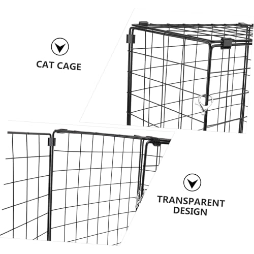 Beavorty 1 Unidade gaiola dobrável para gatos caixas para cachorros dentro de casa canil grande cani