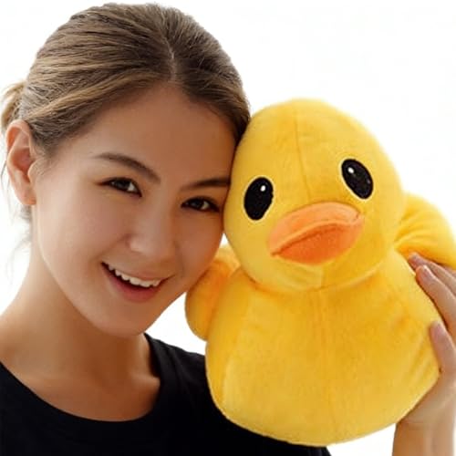 JISRKP Duck Teddy Adorable Plush T0y for Collectors Massive Ducks Teddy Measuring 23cm Super Soft Duck T0y Filled With PP Cotton Perfect for Home and Outdoor Play