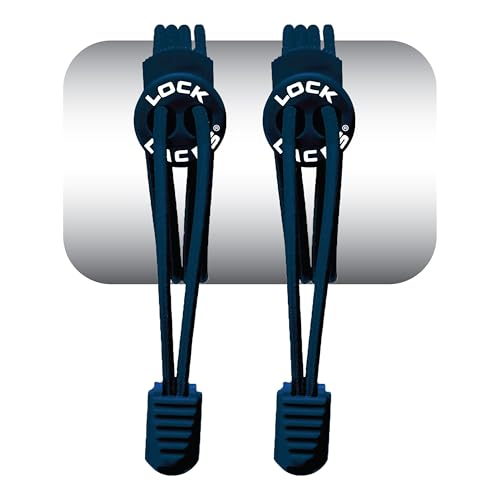 Image of Lock Laces - Elastic No Tie Shoelaces 1 Size Fits All for Kids Adults Tieless Shoe Laces Tennis Shoes Sneakers