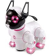 Bambiya Pet Robot Dog for Kids – Interactive Kids Robot Walks, Shakes Its Head, Wags Tail, Moves ...