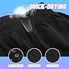 AKKQHH Running Shorts Womens High Waisted Gym Shorts with Pocket Breathable Quick Dry Sports Cycling Workout Activewear Black #2