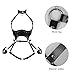 FOTN Women Punk PU Leather Body Waist Belt Bodysuit Bondage Body Harness Belt Sexy Lingerie Leg Garter Hollow Open Chest Bra BDSM (Color : Orange, Size : One Size)