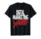 Superhéroe del marketing digital: ¡Maestro del mundo en línea! Camiseta