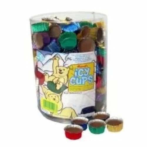 Hannahs Icy Cups Chocolate Flavoured Candy Cups Retro Sweet Treats Classic British Sweets for Kids Parties & Sharing Bags