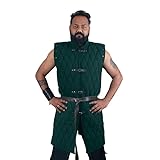 gambeson ✔ FASHION: Dieser Mantel kombiniert Mittelalter-, Gothic-, Renaissance-SCA- oder Hema-Stil. Es verfügt über einfarbige Farben und ist perfekt zu Leggings, Kettennetz, Plattenpanzern und Körperschutz-Kostümen zu kombinieren