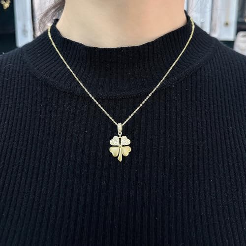 Collier trèfle 4 coeurs romantique : le cadeau d'anniversaire idéal