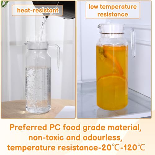 Image of Premium Water and Juice Glasses and Jug Set Combo [6 Piece Glass 350ML & 1 Piece Jug 1 Liter] Transparent Pitcher Set for Dining Table, Home & Restaurant,Party (MTS - 14)