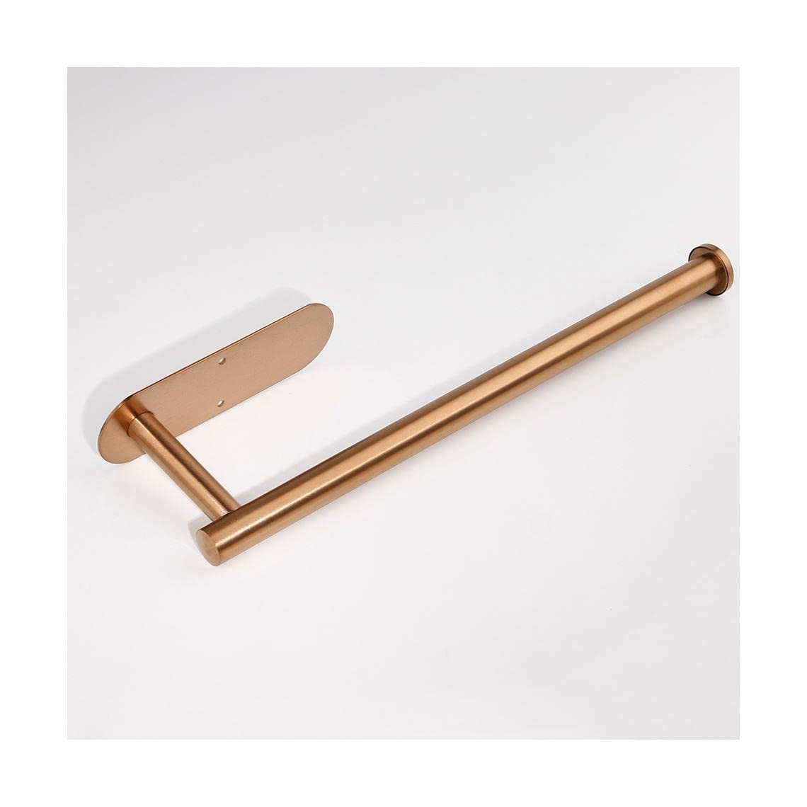 YEKIM Toilet Paper Holder Rose Gold Paper Holder Adhesive 304 Stainless Steel Punching-free Toilet Paper Roll Shelf for Kitchen Bathroom Tissue Hanging