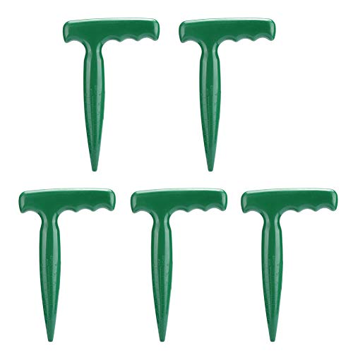 Plástico Garden Soil Pinncher Brole Tool Tool Eficiente de mudanças Ferramenta de plantio de transplante para jardinagem de 5pcs conjunto ergonômico Handelim leve durável 175 x