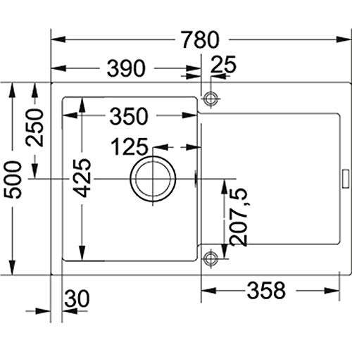 Franke MRG 611-78 Lavello montato su piano Rettangolare - 2