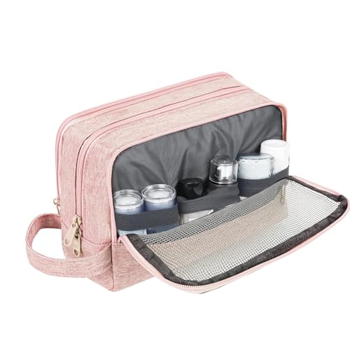 Image of WANDF Travel Toiletry Bag for Men, Small Dopp Kit for Toiletries