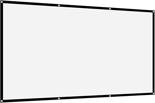 Miniatura 2 de Pantalla de proyector de 120 pulgadas, pantalla de proyección portátil plegable 169, pantalla de película de poliéster grueso suave sin arrugas para