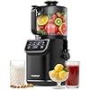 TUUMIIST 3-in-1 Cold Press Juicer Machine, Smart Touch Masticating Juicers for Whole Fruit & Vegetable, 6.5″ Wide Chute Slow Juicer for Nut Milk & Sorbet, High Yield, 100oz Large Capacity, Easy Clean