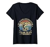 Photo Gallery yes i do have a retirement plan to go fishing cool fisherman maglietta con collo a v Photo Gallery yes i do have a retirement plan to go fishing cool fisherman maglietta con collo a v