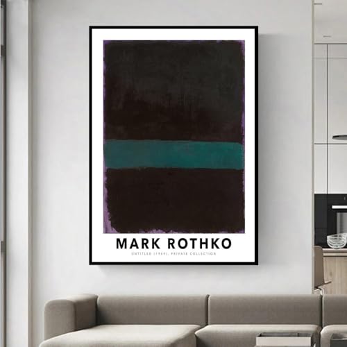 Art mural Mark Rothko impression sur toile haut de gamme 40x60cm