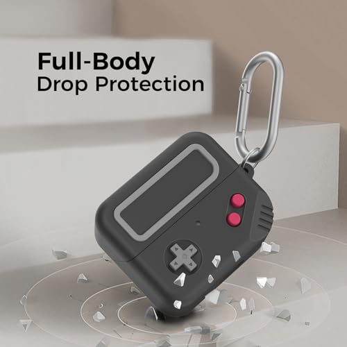 Image of TRONWIN Galaxy Buds Pro 3 Case - 2024 Silicone Game Design for Samsung Galaxy Buds 3 pro /Buds 3 Pro /Buds 3 FE Case Cover for Men /Women Gamer (Black)