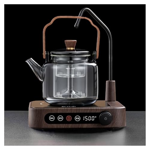 Quxxuol �d�C�Z���~�b�N�e�B�[�X�g�[�u �e�B�[���[�J�[ �d�C�e�B�[�P�g�� 110V ���^ ������@�\�t�� �^�C�}�[�\ ���C�ɓ���̂����🹂�邽�� �ƒ��I�t�B�X�ł̎g�p�ɓK���Ă��܂� (�ؖڐF,�V���O���F+C)