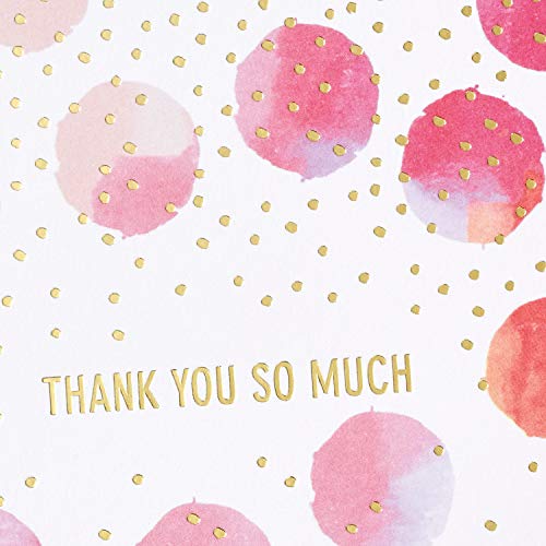 Hallmark Thank You Cards Assortment, Pink And Gold Watercolor (40 Thank You Notes With Envelopes For Wedding, Bridal Shower, Baby Shower, Business, Graduation) #TOP30