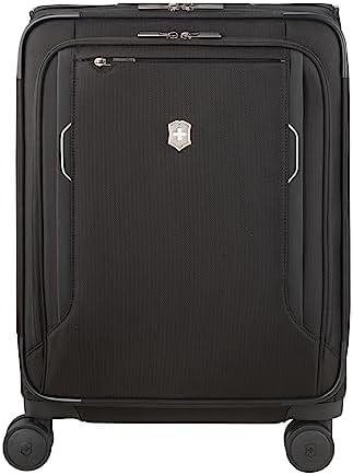 Victorinox Nylon Werks Traveler 6.0 Global Softside 8 Spinner Wheel Trolley Bag (Black), 55Cm, Small