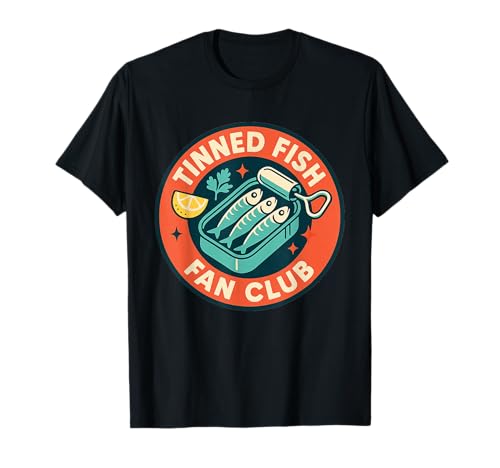 Tinned Fish Superfan Sardine Tin Retro Food Trend Aesthetic! T-Shirt