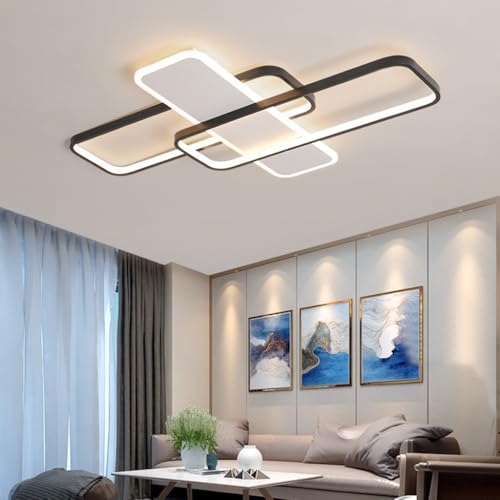Luces de techo embutidas simples de 3 cuadrado aluminio led para comedor y sala de estudio 6