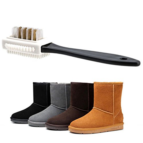 Generic Kit de limpeza de botas de couro nobuck camurça 3 Ways
