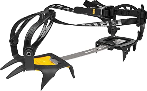 Grivel G1 New-Matic Evo - Minimalist Mountaineering Crampons - Black - EU 36 to 44 - Carbon Steel